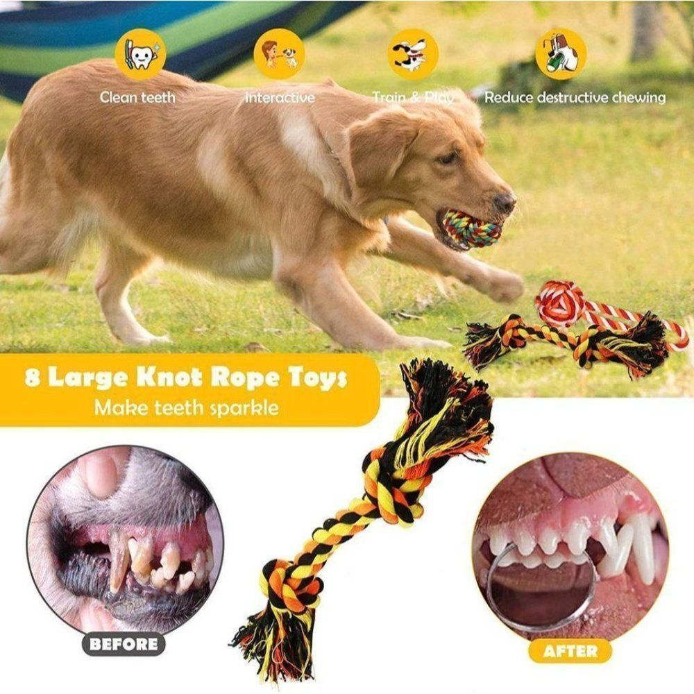 Dog Chew Toys for Small to Medium Aggressive Chew - Picture 4 of 10